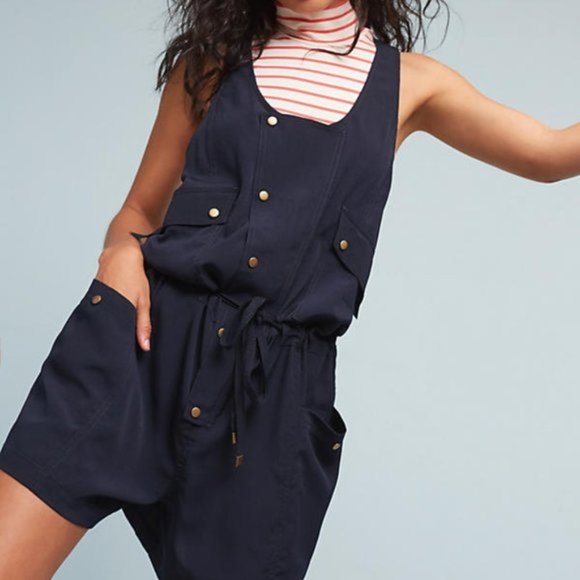 Dree Utility Romper by Elevenses - Picture 1 of 5